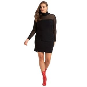 Sheer Mesh Bodycon Dress